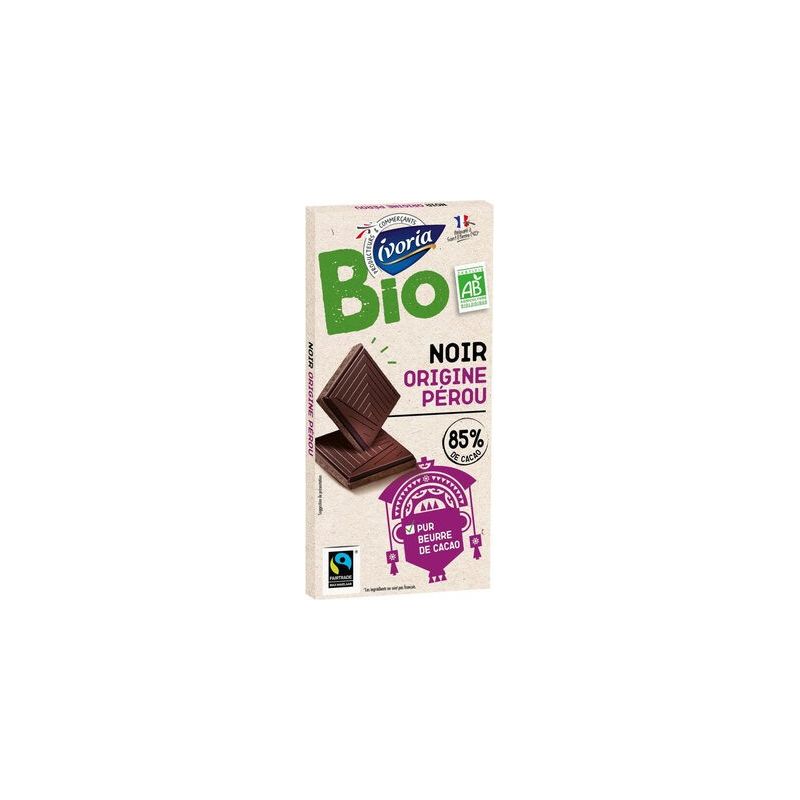 Ivoria Ivor Bio Choc Nr Perou85% 100G