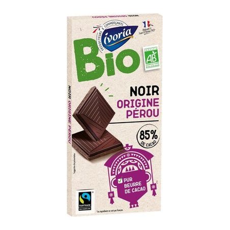 Ivoria Ivor Bio Choc Nr Perou85% 100G