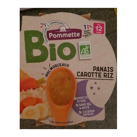 Pommette Pom Ass Panai Cart Riz Bio230G