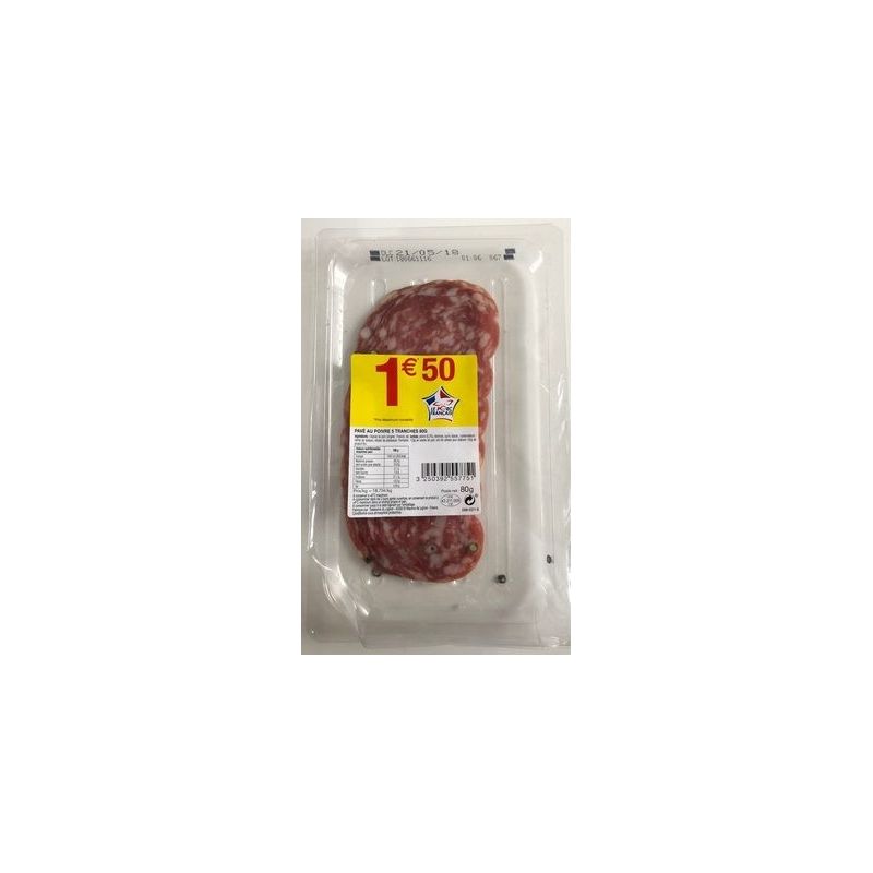 Selection Intermarche Fe Pave Poivre 5T Prix Rond80G