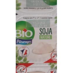 Paturages Paturage Soja Bio Nature6X100G