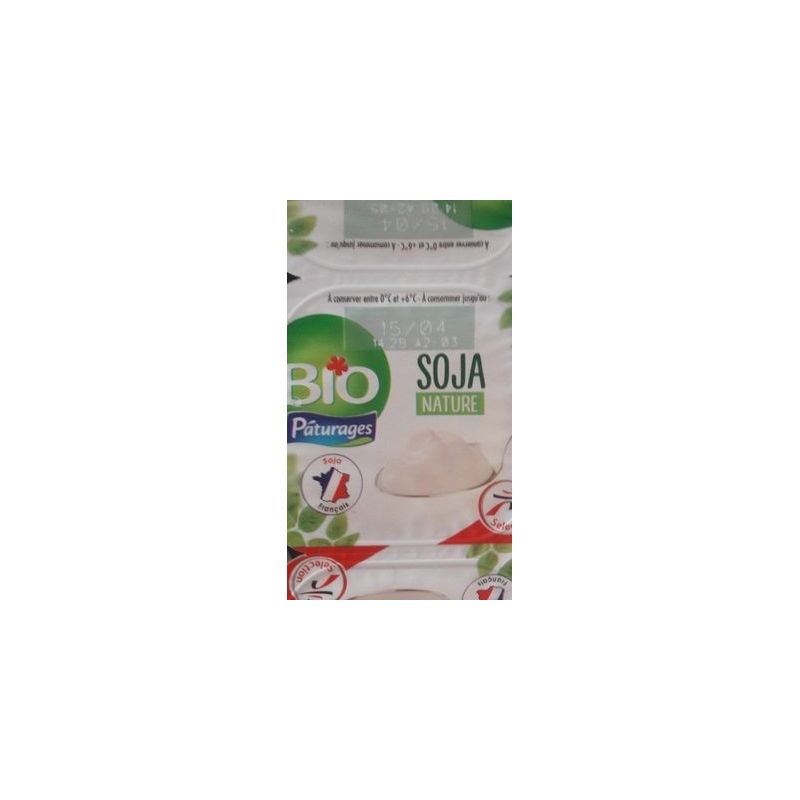 Paturages Paturage Soja Bio Nature6X100G