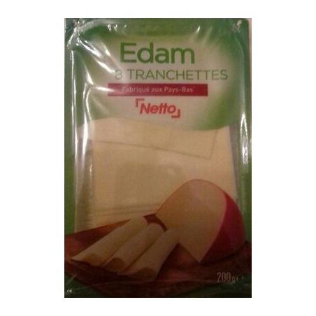 Netto Edam Tranches 24%Mg 200G