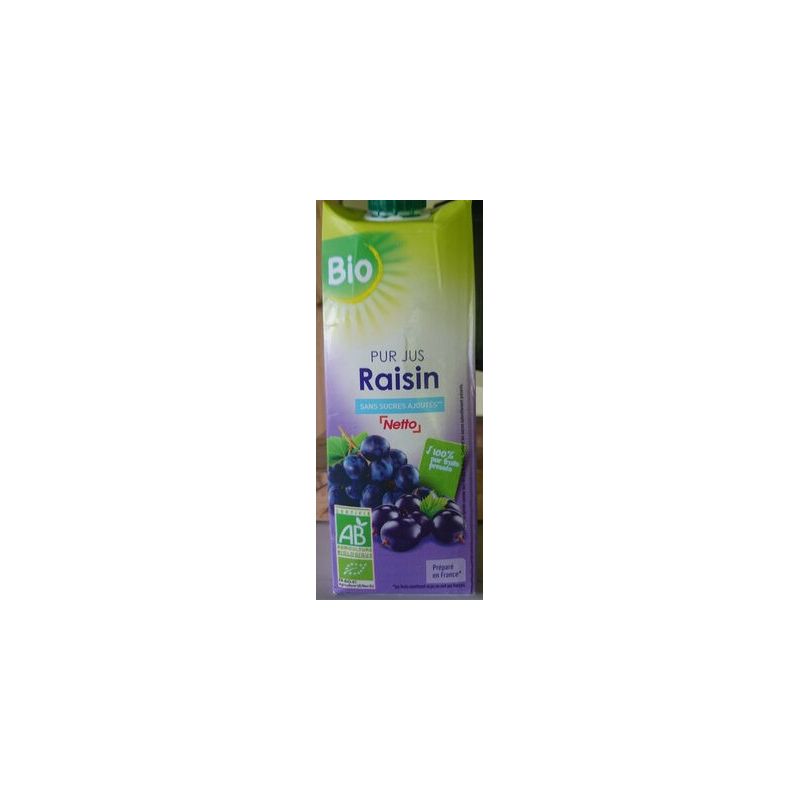 Netto Pur Jus Raisin Bio 75Cl