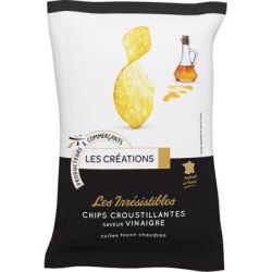 Les Creat. Crea Bo Chips Epais Vinaig135G
