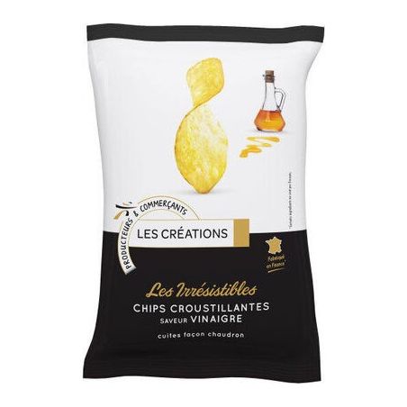 Les Creat. Crea Bo Chips Epais Vinaig135G