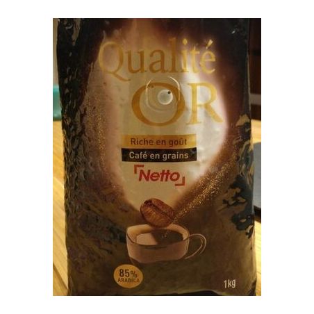 Netto Qualite Or Cafe Grain Kg