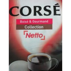 Netto Dosettes Cafe Corse X100