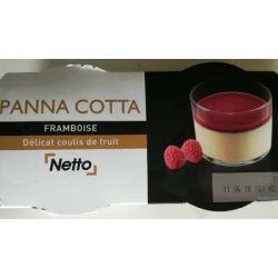 Netto Panna Cotta Framb.2X120G