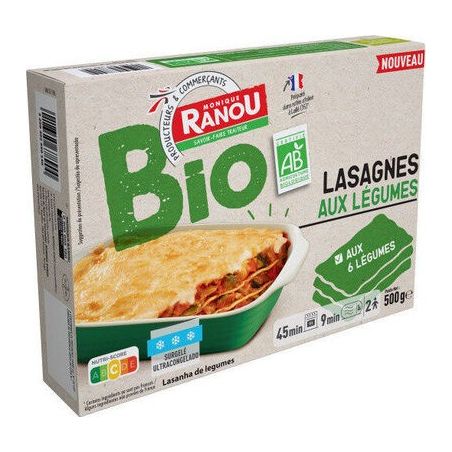 Ranou Lasagne Bio Legume500G