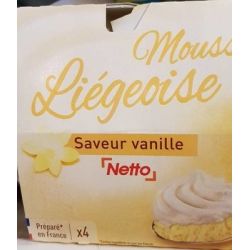 Netto Mousse Lieg.Vanille4X80G