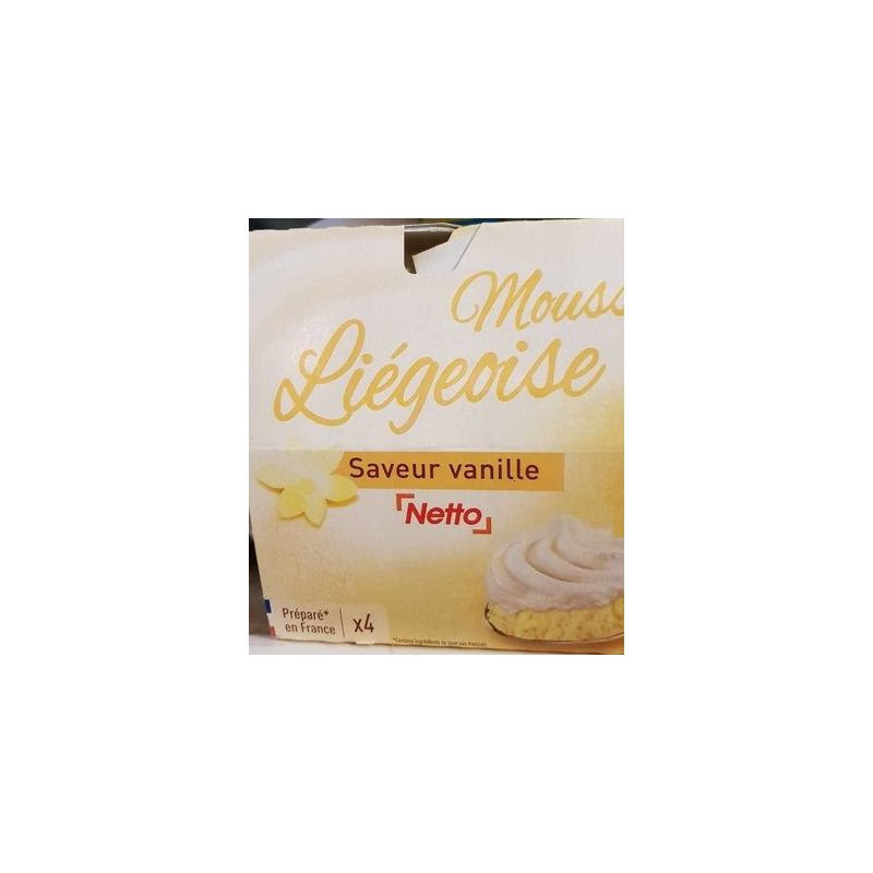 Netto Mousse Lieg.Vanille4X80G