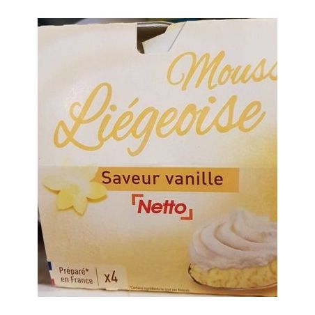 Netto Mousse Lieg.Vanille4X80G