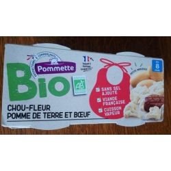 Pommette Pom Ch.Flr Pdt Boeuf Bio2X200G