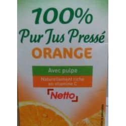 Netto Pur Jus Orange Pulpe 1L
