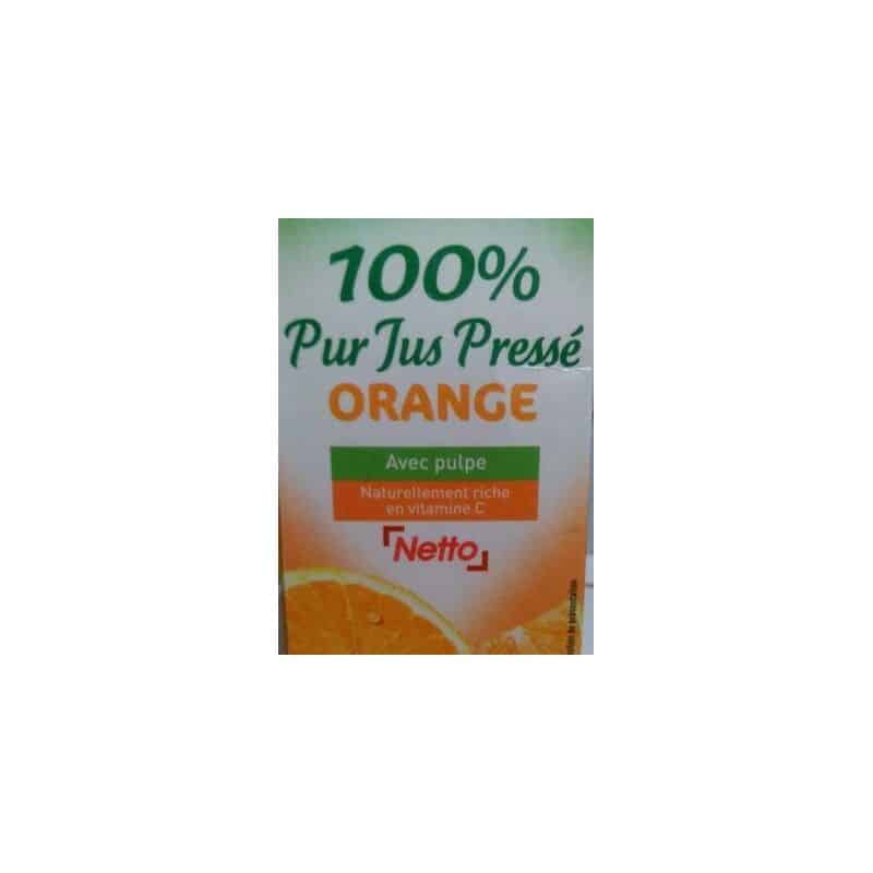 Netto Pur Jus Orange Pulpe 1L