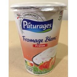 Paturages Pat Fromage Blanc Fraise 500G
