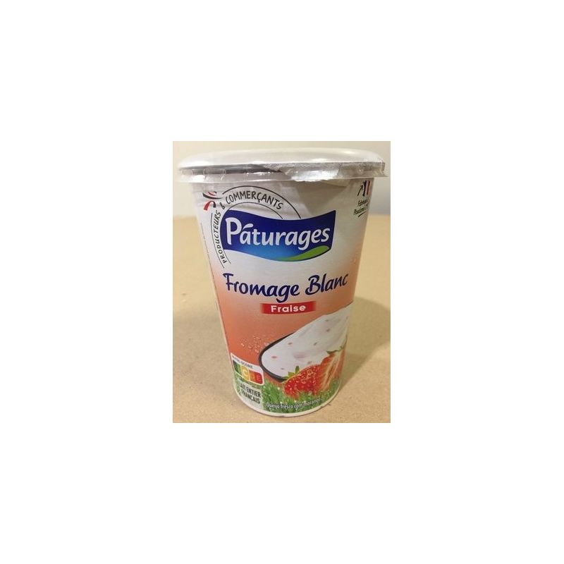 Paturages Pat Fromage Blanc Fraise 500G