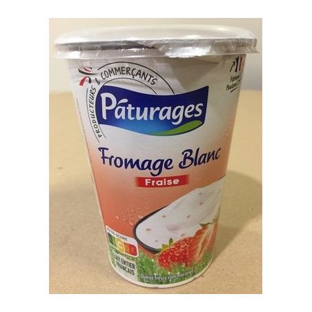 Paturages Pat Fromage Blanc Fraise 500G