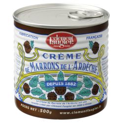 Faugier Crème De Marrons L'Ardèche Clement 1/2 : La Boite 500 G