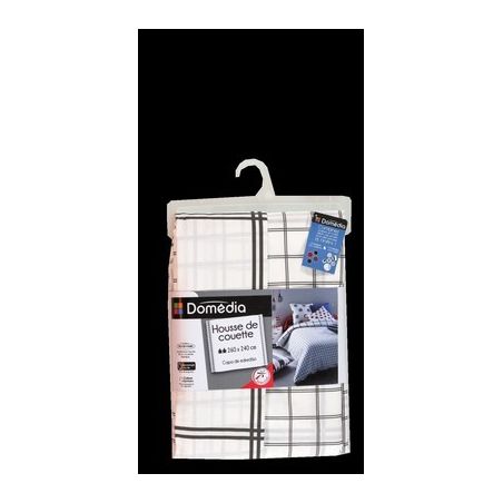 Domedia Plaid Embosse Gris