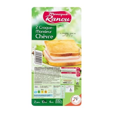 Ranou Croques Chevre X2 210G