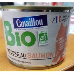 Canaillou Can.Mousse Saumon Bio Chat200G