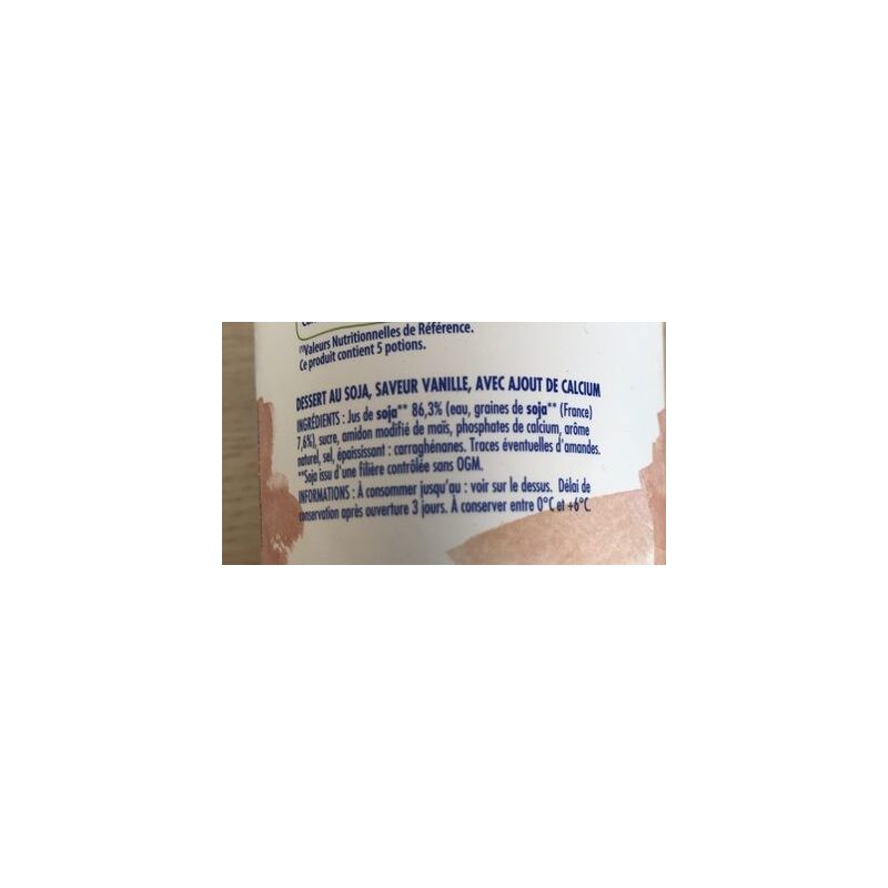 Paturages Soja Vanille 500G