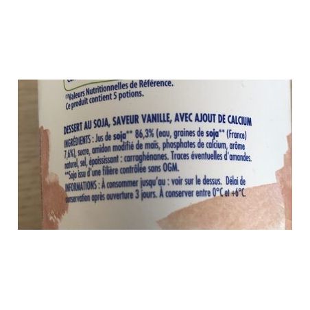 Paturages Soja Vanille 500G