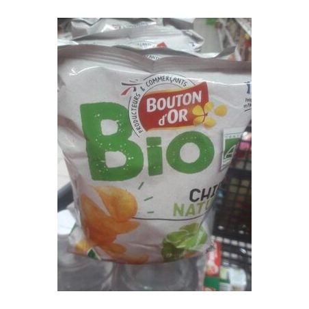 Bouton Or Bo Chips Nature Bio 6X30G