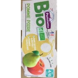 Pommette Pom.Pt Frt Pom/Poire Bio2X120G