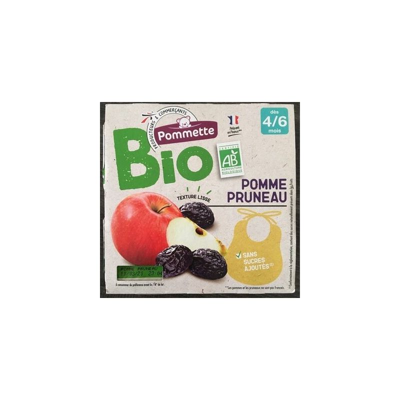 Pommette Pom.Pomme Prun.Bio Ssa 4X100G