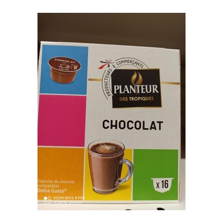 Planteur Pdt Caps Dg Chocolat X16 256G