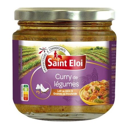 St Eloi Curry Legume Jaune400G