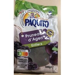 Paquito Paqu.Pruneaux Ag Ent44/55 500G