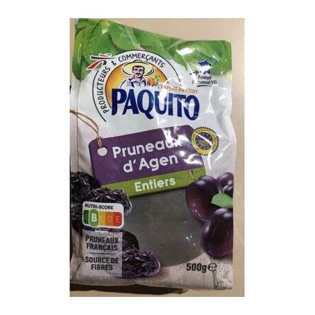 Paquito Paqu.Pruneaux Ag Ent44/55 500G