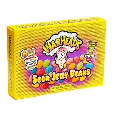 Warheads Sour Jelly Beans 6 Assorted Flavors 113G