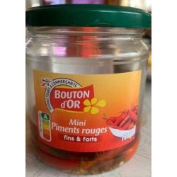 Bouton Or D'Or Piment Rouge 130G