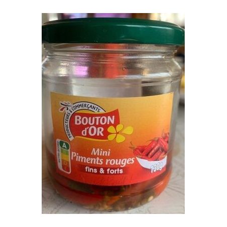 Bouton Or D'Or Piment Rouge 130G