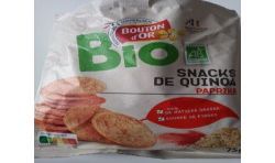 Bouton Dor Bo Biosnack Pop Paprika 75G