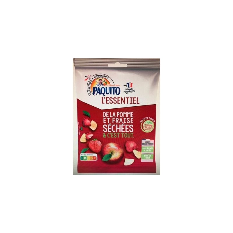 Paquito Pomme Fraise Sechee30G