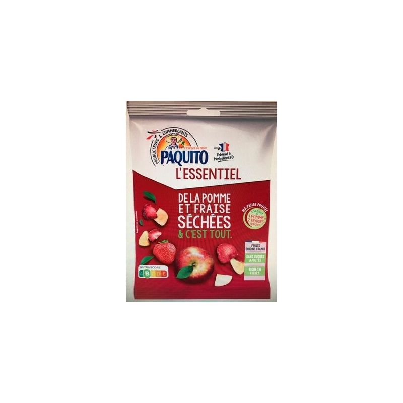 Paquito Pomme Fraise Sechee30G