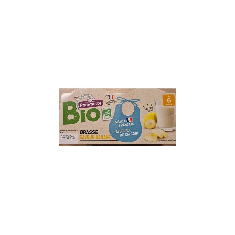 Pommette Pom Lacte Bras Ban 6M4X100Gbio
