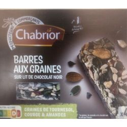 Chabrior Chab Barre Graines Chocol4X32G