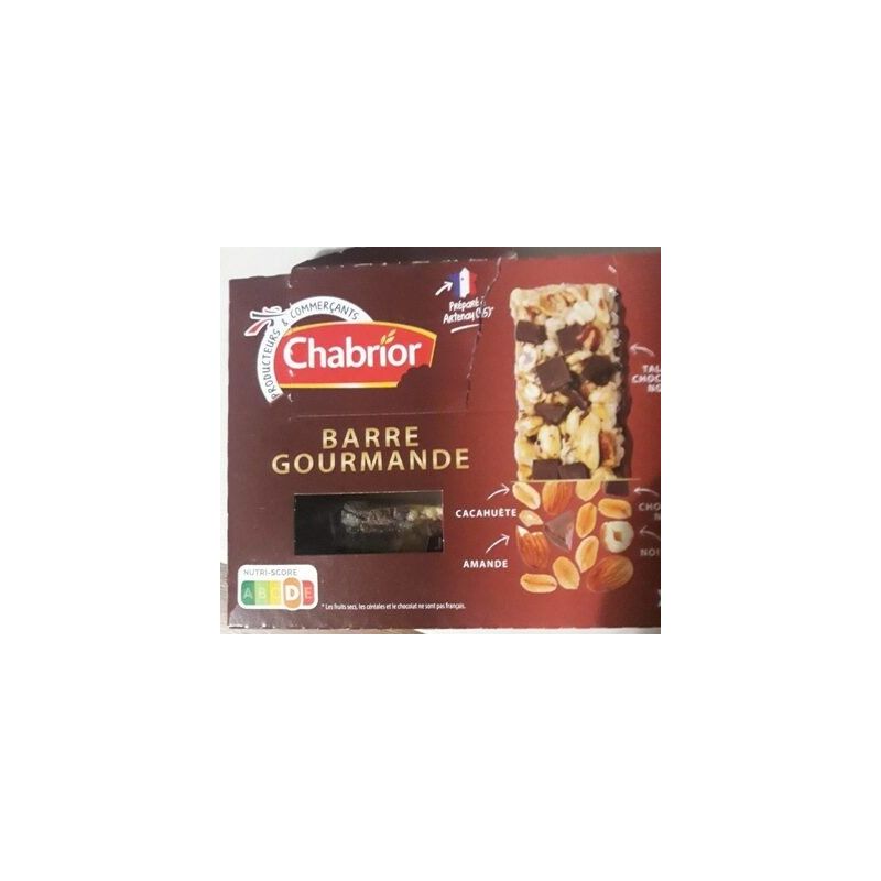 Chabrior Chab Barre Choc Cacahuet 4X35G