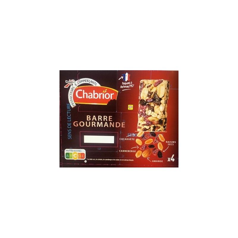 Chabrior Chab Barre Gourm Fr Rges 4X35G