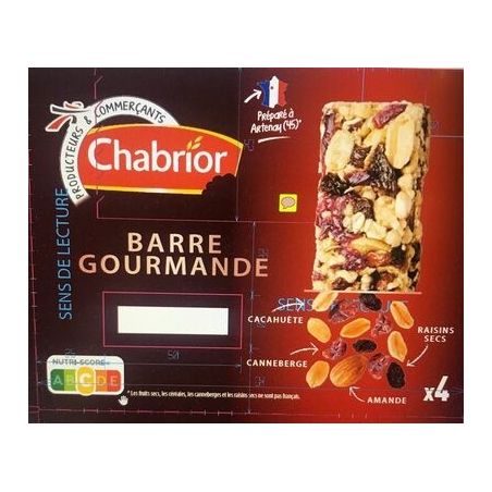 Chabrior Chab Barre Gourm Fr Rges 4X35G