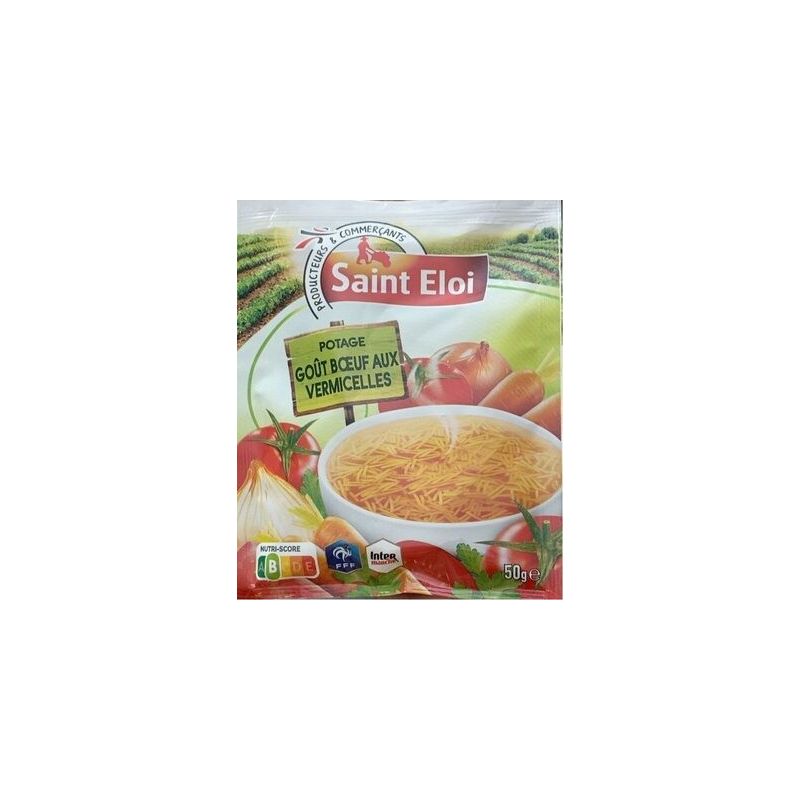 St Eloi Potage Boeuf/Verm.50G