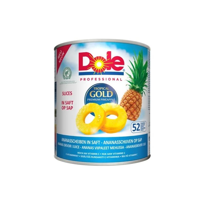 Sepal Bte Ananas 52 Tranches Entiere Dole