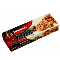 Walkers Cookies Noisettes Et Pépites De Chocolat : La Boîte 150G